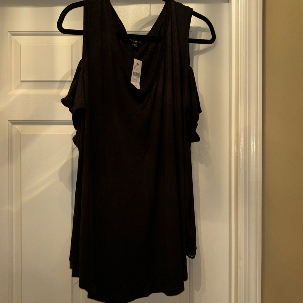 Lane Bryant Black Cold Shoulder